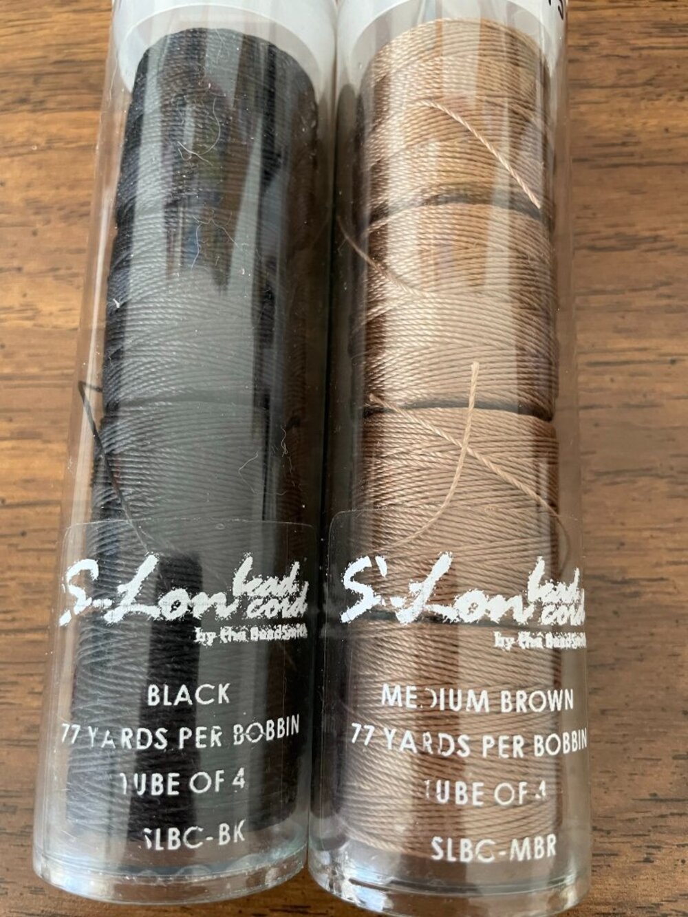 4 Spools S-Lon Superlon TEX 70 - Thin .5mm Brown  - 308 Yards